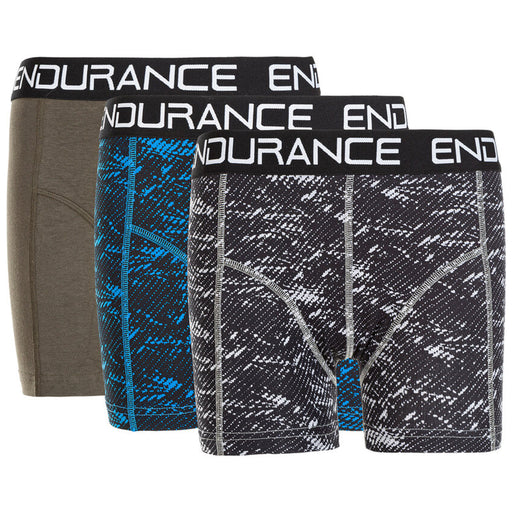 ENDURANCE! Olpino Jr. Boxer Shorts 3-pack Underwear 2146 Directoire Blue