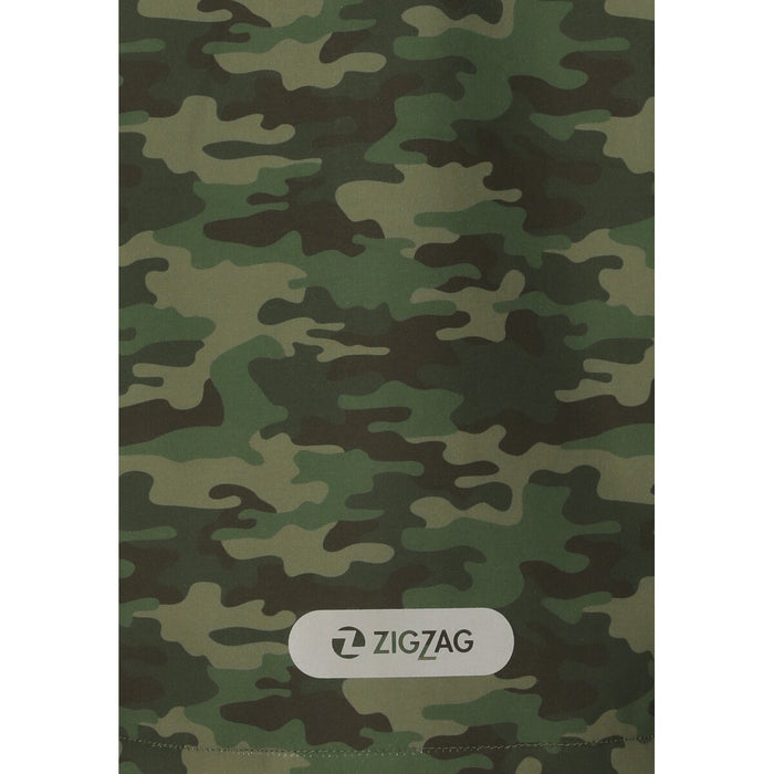 ZIGZAG Onetwo Printed Softshell Jacket W-PRO 8000 Softshell 3026 Black Forest