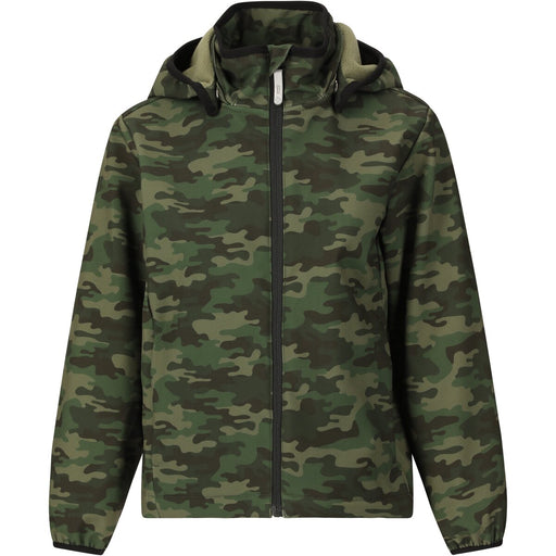 ZIGZAG Onetwo Printed Softshell Jacket W-PRO 8000 Softshell 3026 Black Forest