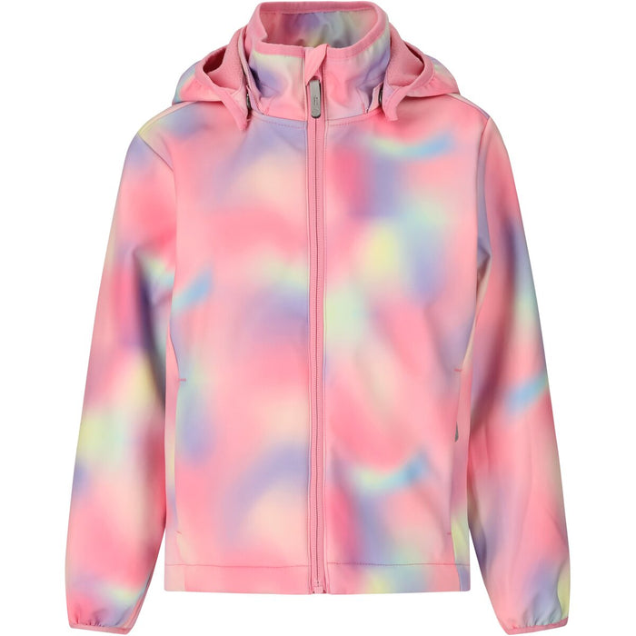 ZIGZAG Onetwo Printed Softshell Jacket W-PRO 8000 Softshell 4391 Begonia Pink