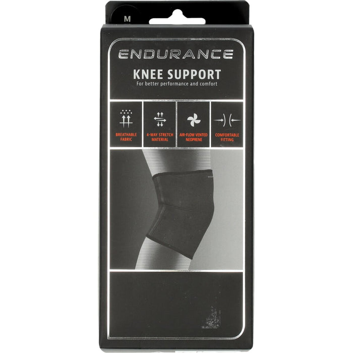 ENDURANCE PROTECH Neoprene Knee Support Protection 1001 Black