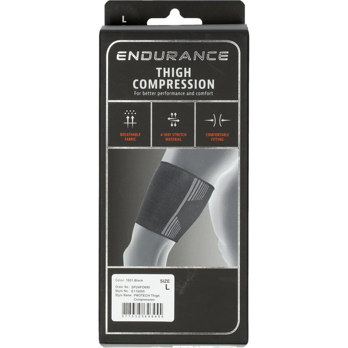 ENDURANCE PROTECH Thigh Compression Protection 1001 Black