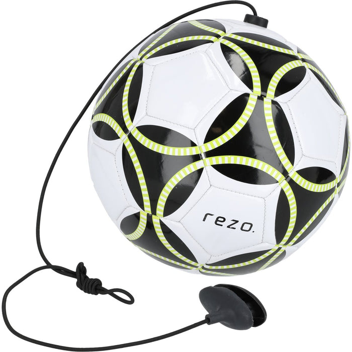 REZO PVC Football w/ Elastic Strap Ball 1002 White