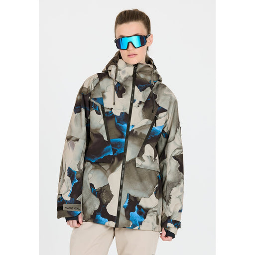 WHISTLER Palmdale W Printed Ski Jacket W-PRO 10000 Jacket 1001 Black