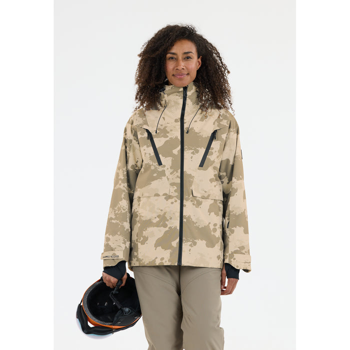WHISTLER Palmdale W Printed Ski Jacket W-PRO 10000 Jacket 3040 Fallen Rock