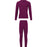 ZIGZAG Panda Ski Underwear Set Baselayer 4078 Dark Purple