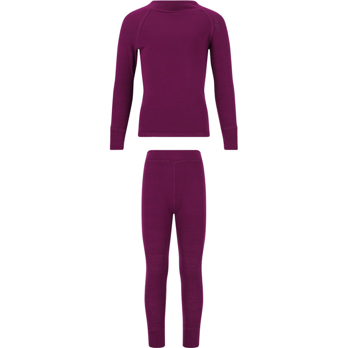 ZIGZAG Panda Ski Underwear Set Baselayer 4078 Dark Purple