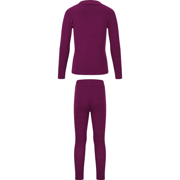 ZIGZAG Panda Ski Underwear Set Baselayer 4078 Dark Purple