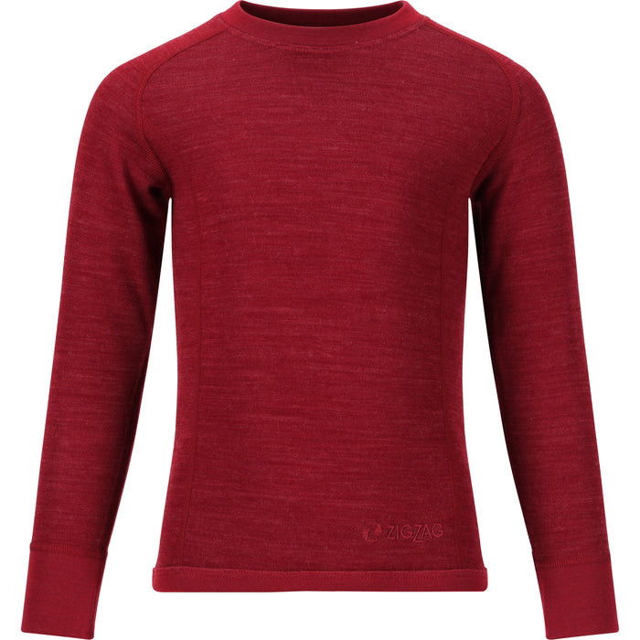 ZIGZAG Pattani Wool Underwear Set Baselayer 4260 Sun-Dried Tomato