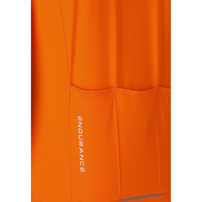 ENDURANCE Paxton M Cycling/MTB SS Jersey Cycling Shirt 5378 Persimmon Orange