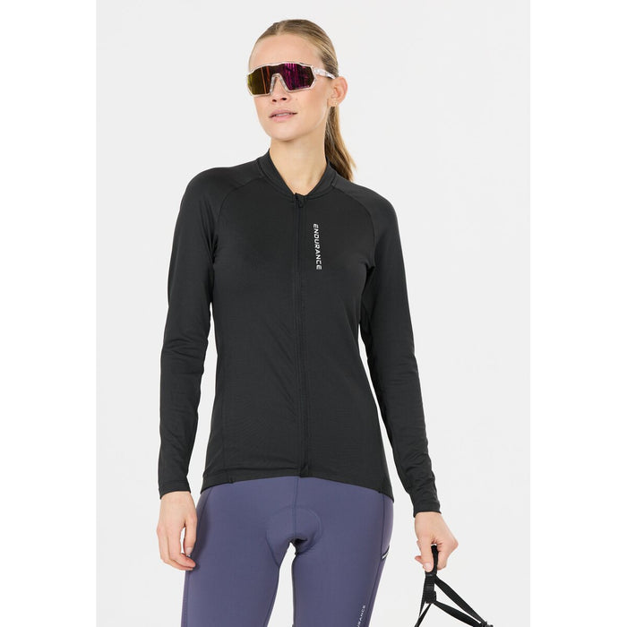 ENDURANCE Paxton W Cycling/MTB LS Jersey Cycling Shirt 1001 Black