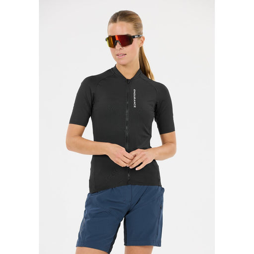 ENDURANCE Paxton W Cycling/MTB S/S Jersey Cycling Shirt 1001 Black