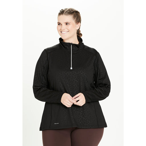 Q SPORTSWEAR Pella W Printed Performance Midlayer Midlayer 1001L Black