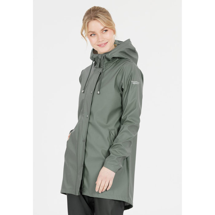 WEATHER REPORT Petra W Rain jacket Jacket 3058 Balsam Green