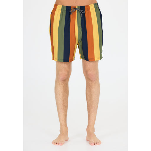 CRUZ Pieter M Mid Thigh Boardshorts Boardshorts Print 3634 Yellow Stripe