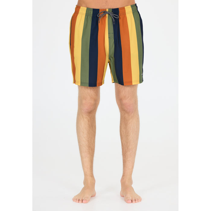 CRUZ Pieter M Mid Thigh Boardshorts Boardshorts Print 3634 Yellow Stripe