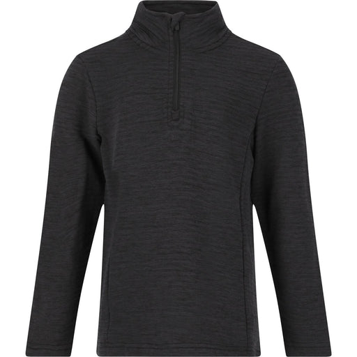 ZIGZAG Pineapple Melange Half Zip Waffle Midlayer Midlayer 1001 Black