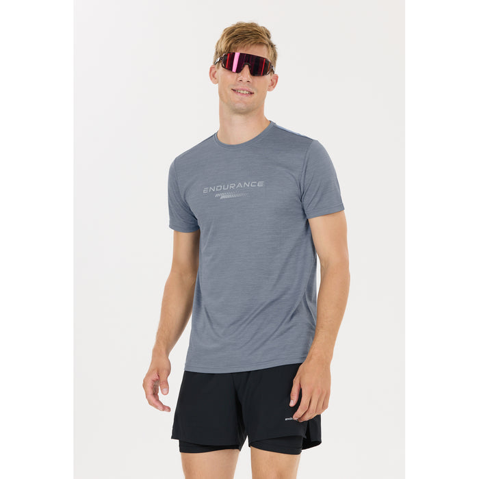 ENDURANCE Portofino M Performance SS Tee T-shirt 2182 Flint Stone