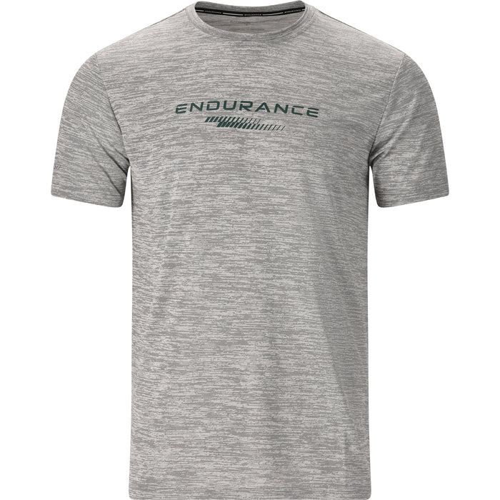 ENDURANCE Portofino M Performance S/S Tee T-shirt 1038A Mid Grey Mel.