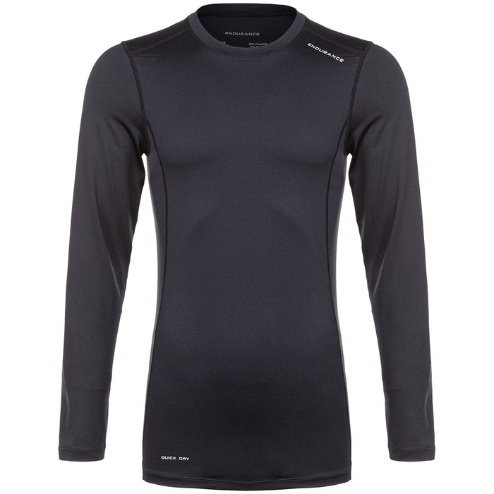 ENDURANCE Power V2 M LS Tee T-shirt 1001 Black