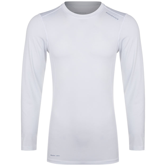 ENDURANCE Power V2 M L/S Tee T-shirt 1002 White