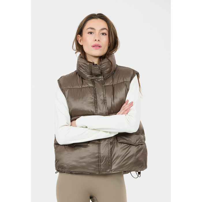 ATHLECIA Prinsloo W Vest Jacket 1203 Warm Greige