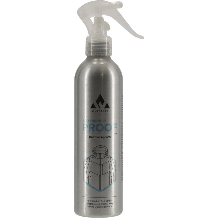 WHISTLER Proofer Spray for Outdoor Clothing 225ml Wash and Proofer 1001 Black