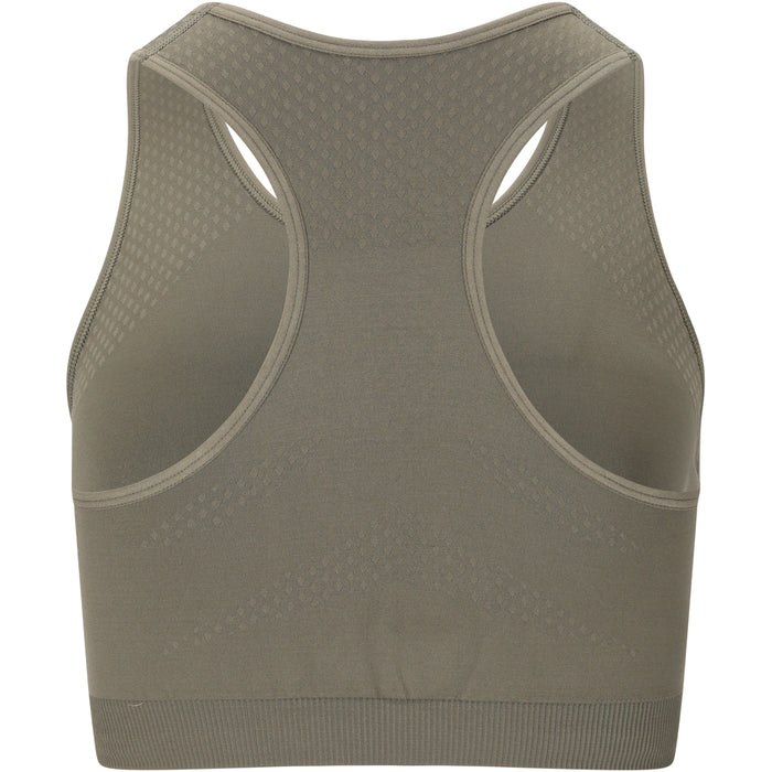 ENDURANCE Querubin W Melange Seamless Sports Bra Sports Bra 1013 Gunmetal