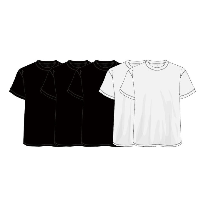 ENDURANCE Rabby S/S Tee 5-Pack T-shirt 1001 Black