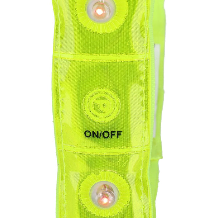 ENDURANCE Reflective Band with 4 Leds (Salzmann) Salzmann 5001 Safety Yellow