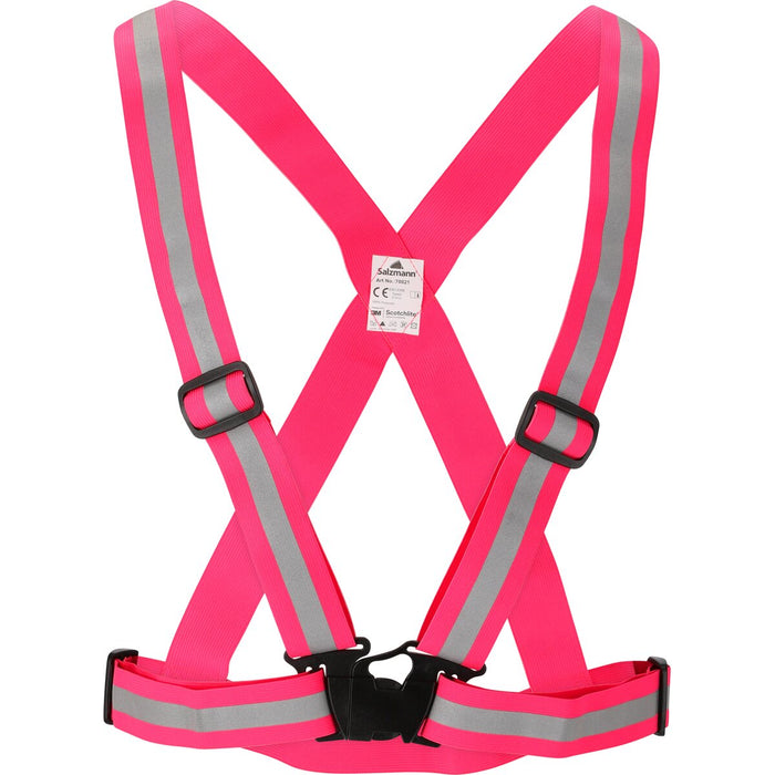 ENDURANCE Reflective Cross Belt (Salzmann) Salzmann 4001 Pink glo