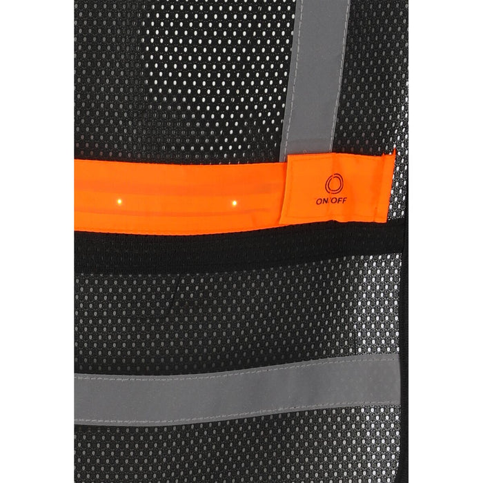 ENDURANCE Reflective LED Vest (Salzmann) Salzmann 1001 Black