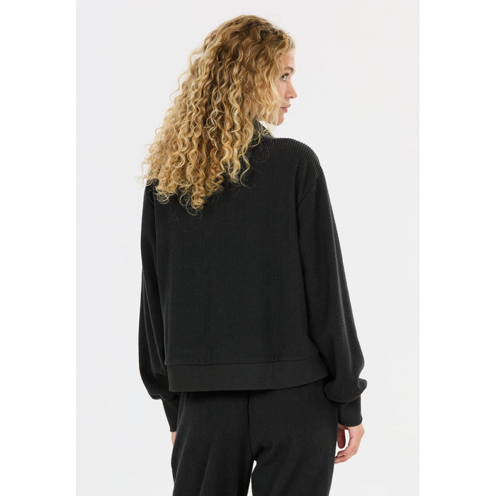 ATHLECIA Reiley W Half Zip Sweatshirt 1001 Black