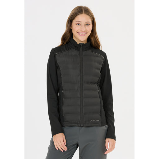 ENDURANCE Reitta W Hot Fused Hybrid Jacket Running Jacket 1001 Black