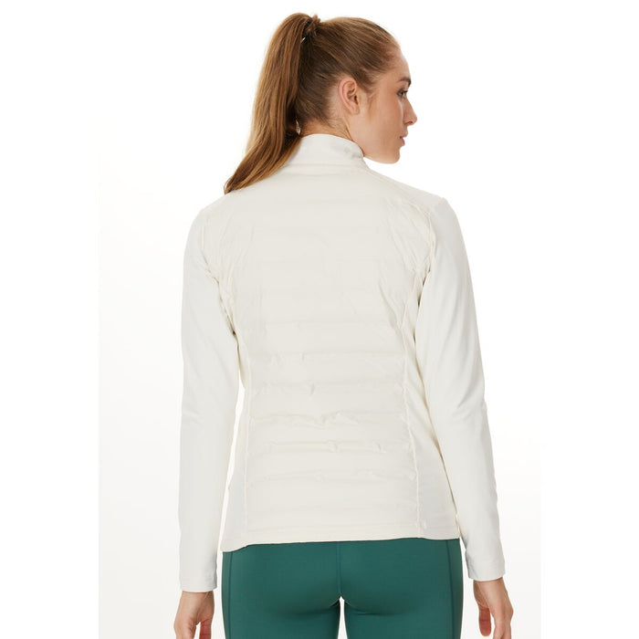 ENDURANCE Reitta W Hot Fused Hybrid Jacket Running Jacket 1145 Whisper White