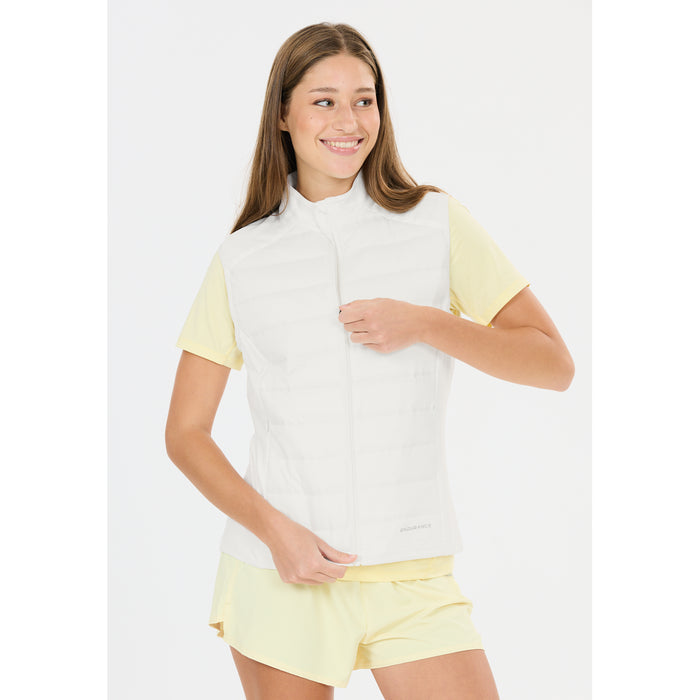 ENDURANCE Reitta W Hot Fused Hybrid Vest Vest 1002 White