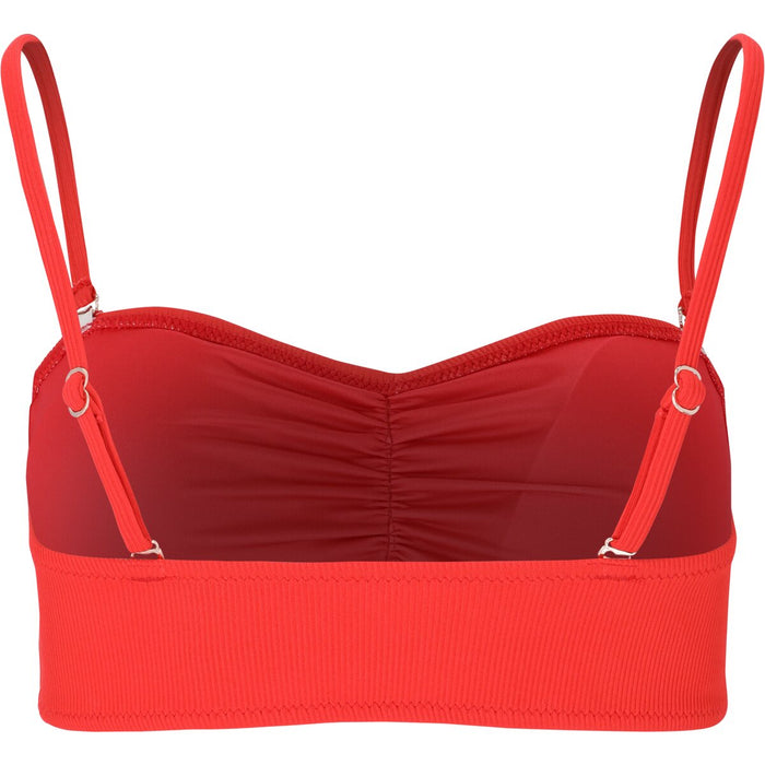 ATHLECIA Rhea W Bandeau Bikini Top Swimwear 4148 Tomato