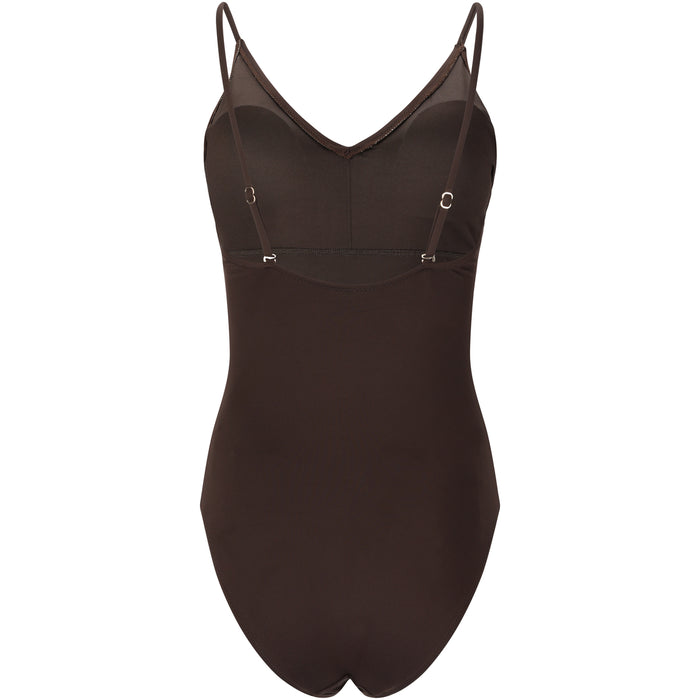 ATHLECIA Richter W Swimsuit Swimwear 1294 Chocolate Torte