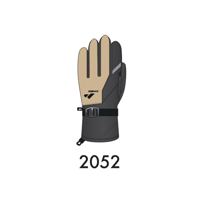 ZANIER Ride.GTX Glove - Heat-Pad Pocket Gloves ZA2052 Black-Beige