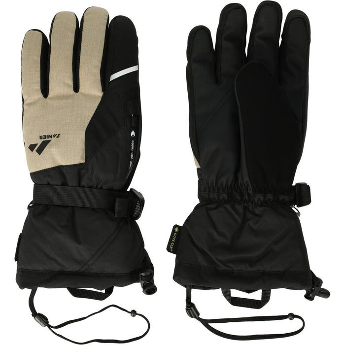 ZANIER Ride.GTX Glove - Heat-Pad Pocket Gloves ZA2052 Black-Beige