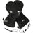 ZANIER Ride GTX Mitten w/Heat-Pad Pocket Gloves ZA2000 Black