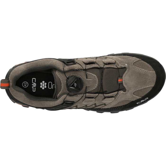 CMP Rigel Low FitGO Trek Shoe WP Leather Shoes 03QU Fango-Ruggine