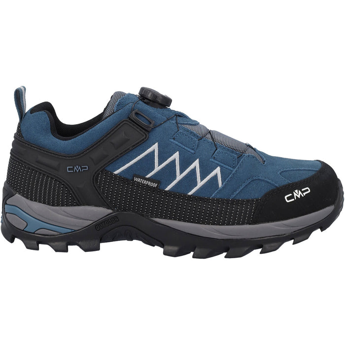 CMP Rigel Low FitGO Trek Shoe WP Leather Shoes 17NZ Avio-Perla