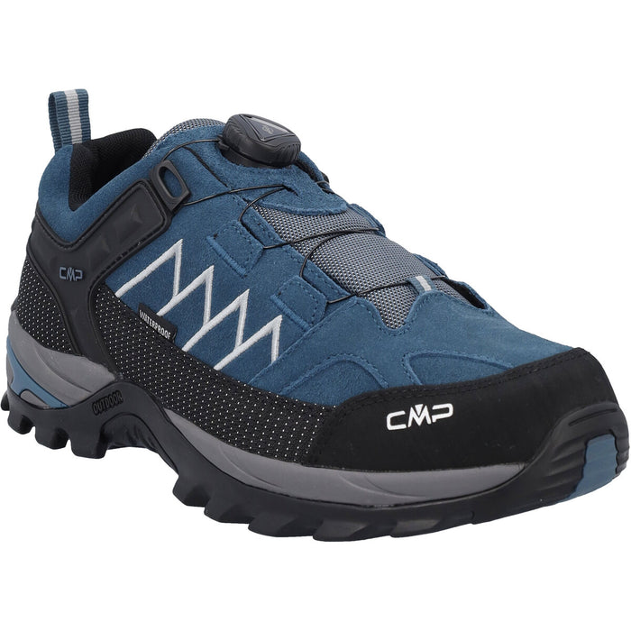 CMP Rigel Low FitGO Trek Shoe WP Leather Shoes 17NZ Avio-Perla