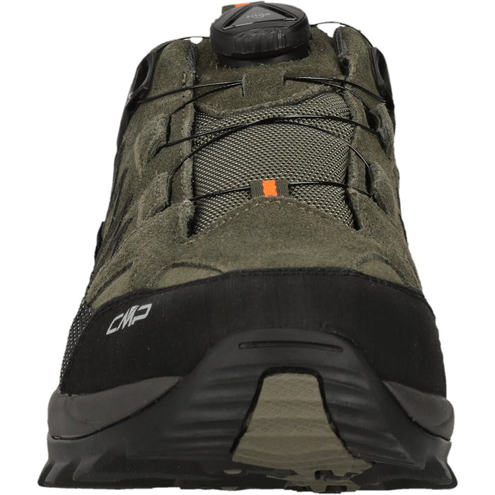 CMP Rigel Low FitGO Trek Shoe WP Leather Shoes 55ES Olive-Flame