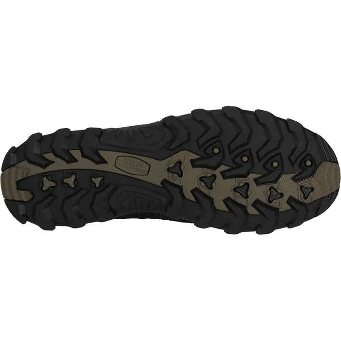 CMP Rigel Low FitGO Trek Shoe WP Leather Shoes 55ES Olive-Flame