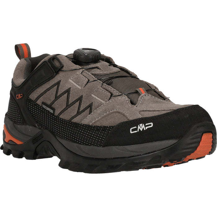 CMP Rigel Low FitGO Trek Shoe WP Leather Shoes 03QU Fango-Ruggine