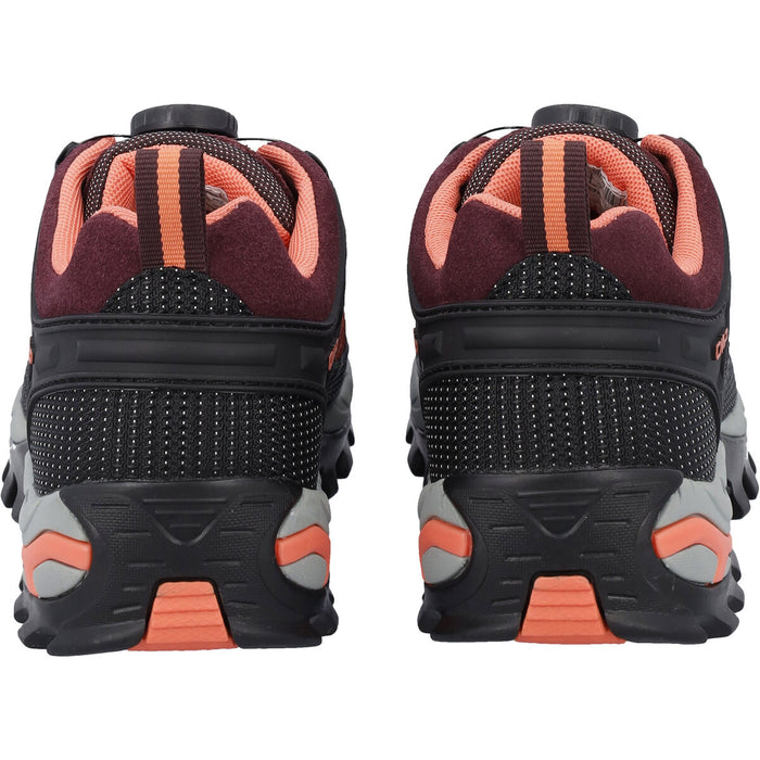 CMP Rigel Low Wmn FitGO Trek Shoe WP Leather Shoes 26CZ Blackberry-Marigold