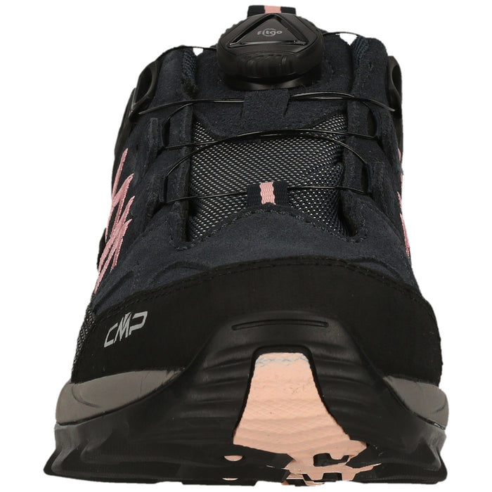 CMP Rigel Low Wmn FitGO Trek Shoe WP Leather Shoes 67ZU Antracite-Rose