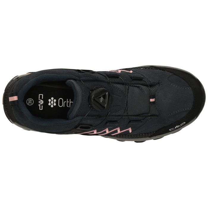 CMP Rigel Low Wmn FitGO Trek Shoe WP Leather Shoes 67ZU Antracite-Rose